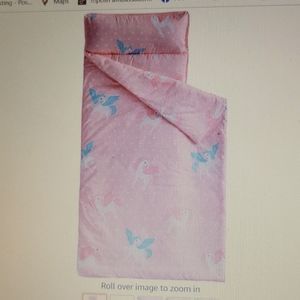 Wake in Cloud NAP Mat Pink removable pillow sleeping bag unicorns 50x20 …New